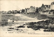 CPA Parame La Digue ed Rochebonne par gros temps 