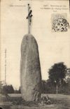 CPA Cote d'Emeraude Environs de Dol Le Menhir du Champ Dolent 