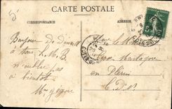 CPA Cote d'Emeraude Dinard Vue prise de la Digue a maree haute les Casinos 