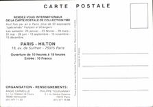 CPA endez vous carte PostaleParis Hilton