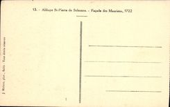 CPA Abbaye St Pierre de Solesmes Facade des Mauristes 1722