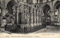 CPA Reims Eglise Saint Remi Tombeau de Saint Remi 