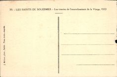 CPA Les Saints de Solesmes 