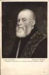 CPA Jacopo Tintoretto Prokurator Contarini Gemalde Galerie der kk Akademie der bild Kunste in Wien 