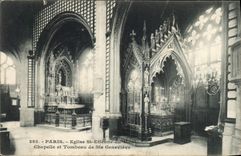 CPA Paris Eglise St Etienne du Mont Chapelle et Tombeau de Ste Genevieve 
