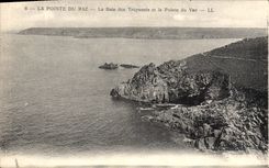 CPA La Pointe du Raz La Baie des Trepasses et la Pointe du Van 