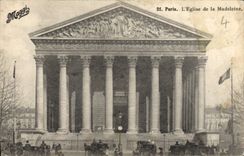 CPA Paris L'Eglise de la Madeleine Publicite Maggi