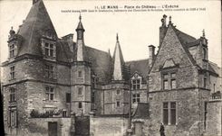 CPA Le Mans Place de Chateau L'Eveche 