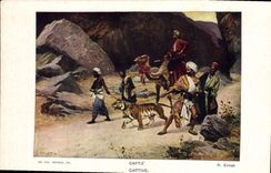 CPA Captif  Ernst Tigre Chameau