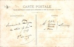 CPA Crecy La Croix de Jean de Luxembourg Roi de Boheme 