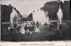 CPA Versailles Grandes Eaux au Bassin D'Appolon 