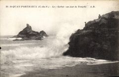 CPA St Quay Portrieux Le Gerbot un jour de Temple 