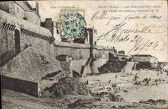 CPA Saint Malo Les Remparts XV siecle La Porte des Champs Vauvers 