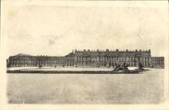 CPA Chateau de Versailles Facades sur les Jardins 