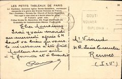 CPA Pars Le Pantheon Ancienne eglise Sainte Genevieve