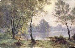 CPA A Rigolot Pinxit Matinee d Automne 