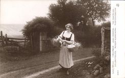 CPA Salon 1914 C Bellanger Jeune Fermiere 