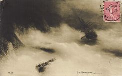 CPA Die Brandung Bateau Voilier