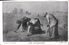 CPA Musee du Louvre Les Glaneuses 