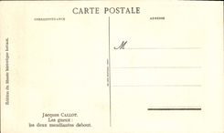 CPA Jacques Callot Les gueux lex deux mendiantes debout 