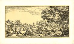 CPA Jacques Callot Les petites miseres de la guerre la revanche des paysans 