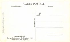 CPA Jacques Callot Les petites miseres de la guerre la revanche des paysans 