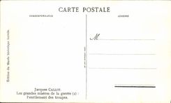 CPA Jacques Callot Les grandes miseres de la guerre l'enrolement des troupes 
