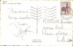 CPA Paris La Place de l'Opera 