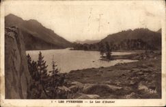 CPA Les Pyrenees Le lac d Aumar 