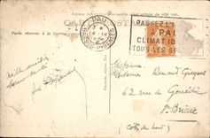 CPA Pau La Gare et la Chaine des Pyrenees 