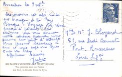 CPA Bassin d Arcachon Cap Ferret Gironde Vue generale vers les Passes Au fond la grande dune du Pyla