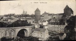 CPA Semur Le Pont Joly 