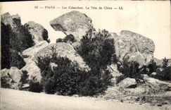 CPA Piana Les Calanches La Tete de Chien 