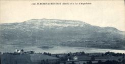 CPA St Alban de Montbel Savoie et le Lac d'Aiguebelette 