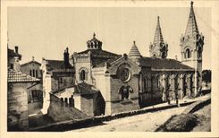CPA La Louvesc Ardeche Exterieur de la Basilique 