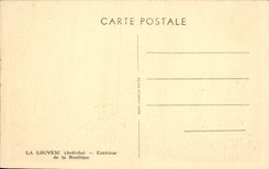 CPA La Louvesc Ardeche Exterieur de la Basilique
