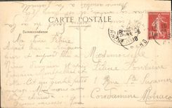 CPA Nimes Jardin de la Fontaine Motif central 