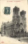 CPA Reims La Cathedrale 