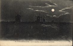 CPA Noirmoutier Les 4 moulins a vent de la Gueriniere 