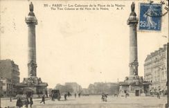 CPA Paris Les Colonnes de la Place de la Nation 