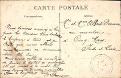 CPA Paris Place de la Concorde Statue de Strasbourg Tour Eiffel