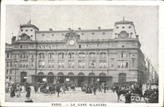 CPA Paris a Gare St Lazare 