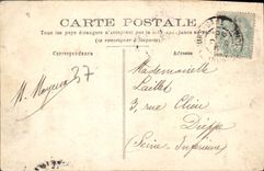 CPA Monts Chateau de Cande Entree principale 