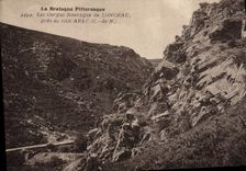 CPA La Bretagne Pittoresque Les Gorges Sauvages du Longeau pres de Gouarec