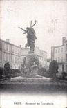 CPA Niort Monument des Combattants Publicite Lait d'Appenzell