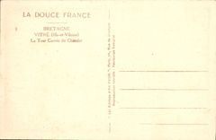CPA Bretagne Vitre (Ille et Vilaine) La Tour Carree du Chatelet