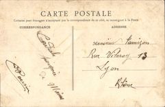 CPA Le Mans Rue Lecormie Gare des Tramways a vapeur