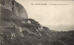 CPA Sainte Adresse Les Rochers de Barvalets