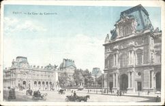 CPA Paris La Cour du Carrours