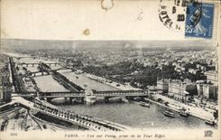 CPA Paris Vue sur Passy prise de la Tour Eiffel
